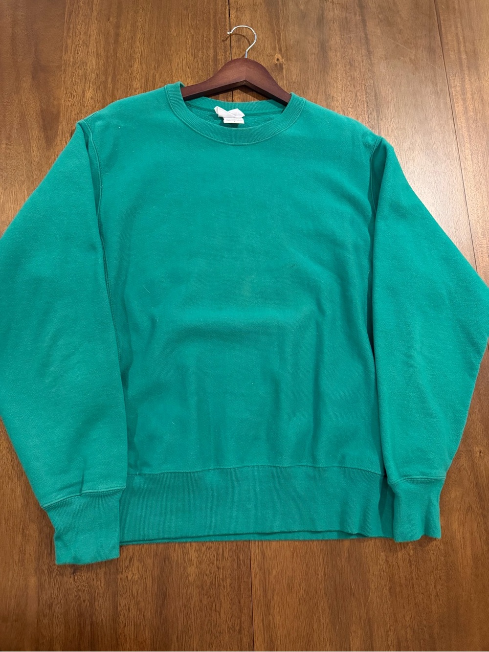Vintage 90s Champion Reverse-Weave Crewneck Sweater - Green